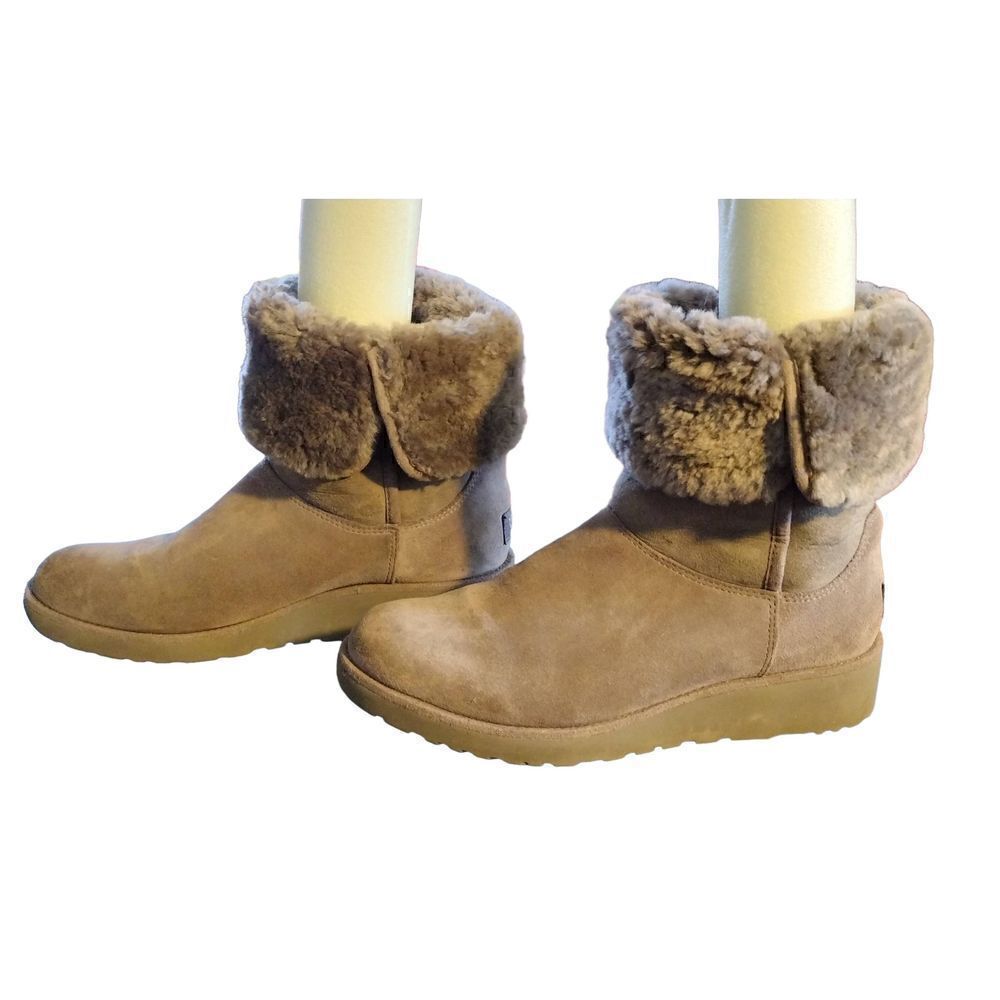 UGG Winter Women's Size 9G Classic Slim Mid-Calf Boot Gray S/N 1013428 - Picture 2 of 8
